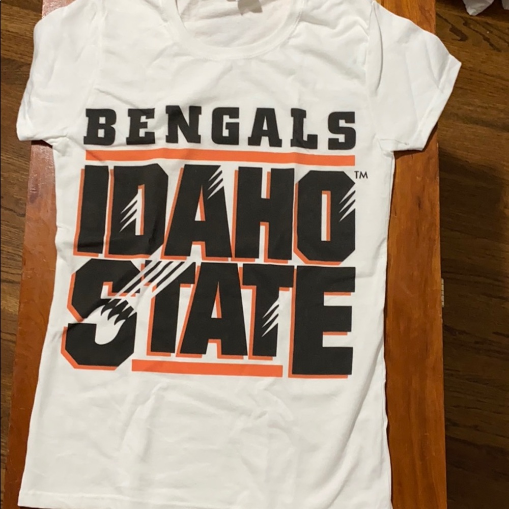 NWOT Bengals Idaho State t shirt 100% cotton